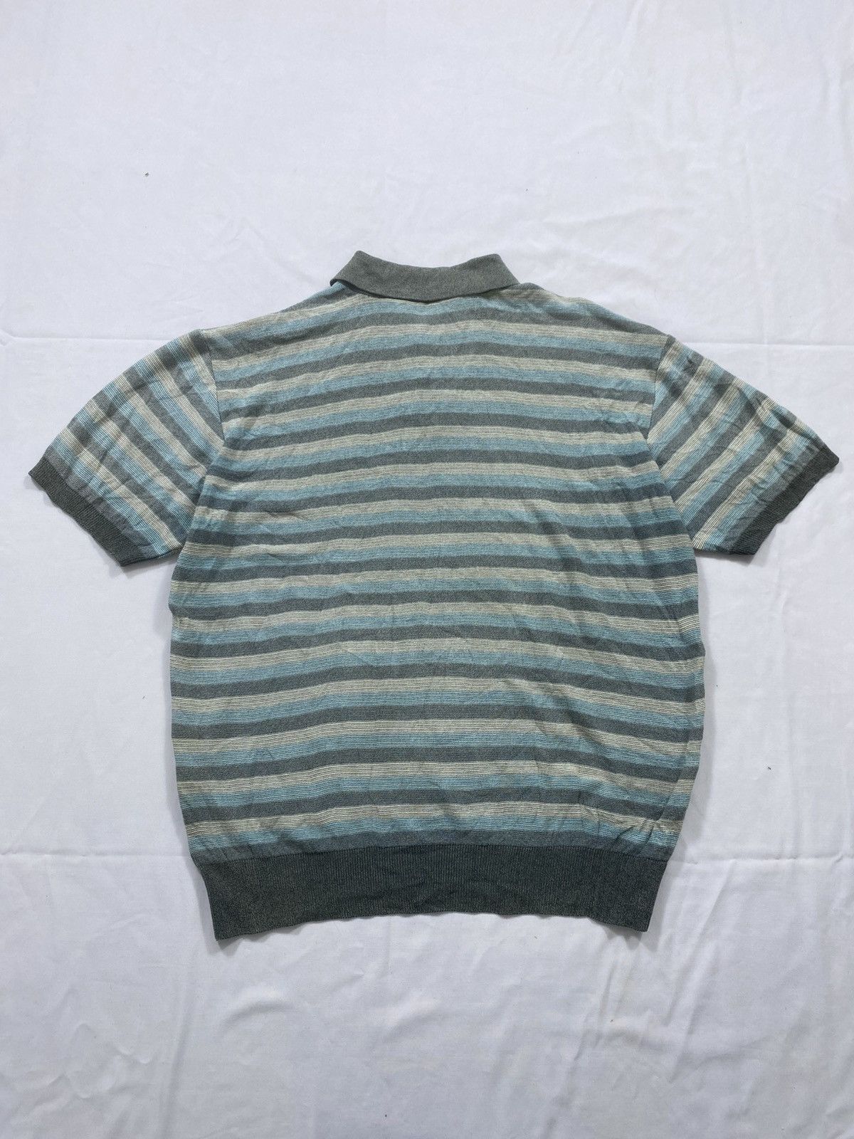 Balmain Rare Vintage 90s Balmain striped Ringer Shirt Size US M / EU 48-50 / 2 - 3 Thumbnail