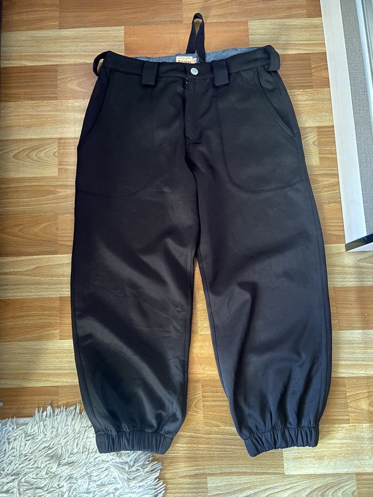 Designer × Evisu × Japanese Brand EVISU SEAGULL JOGGER PAINT WAIST 30 (unisex) Size US 30 / EU 46 - 1 Thumbnail
