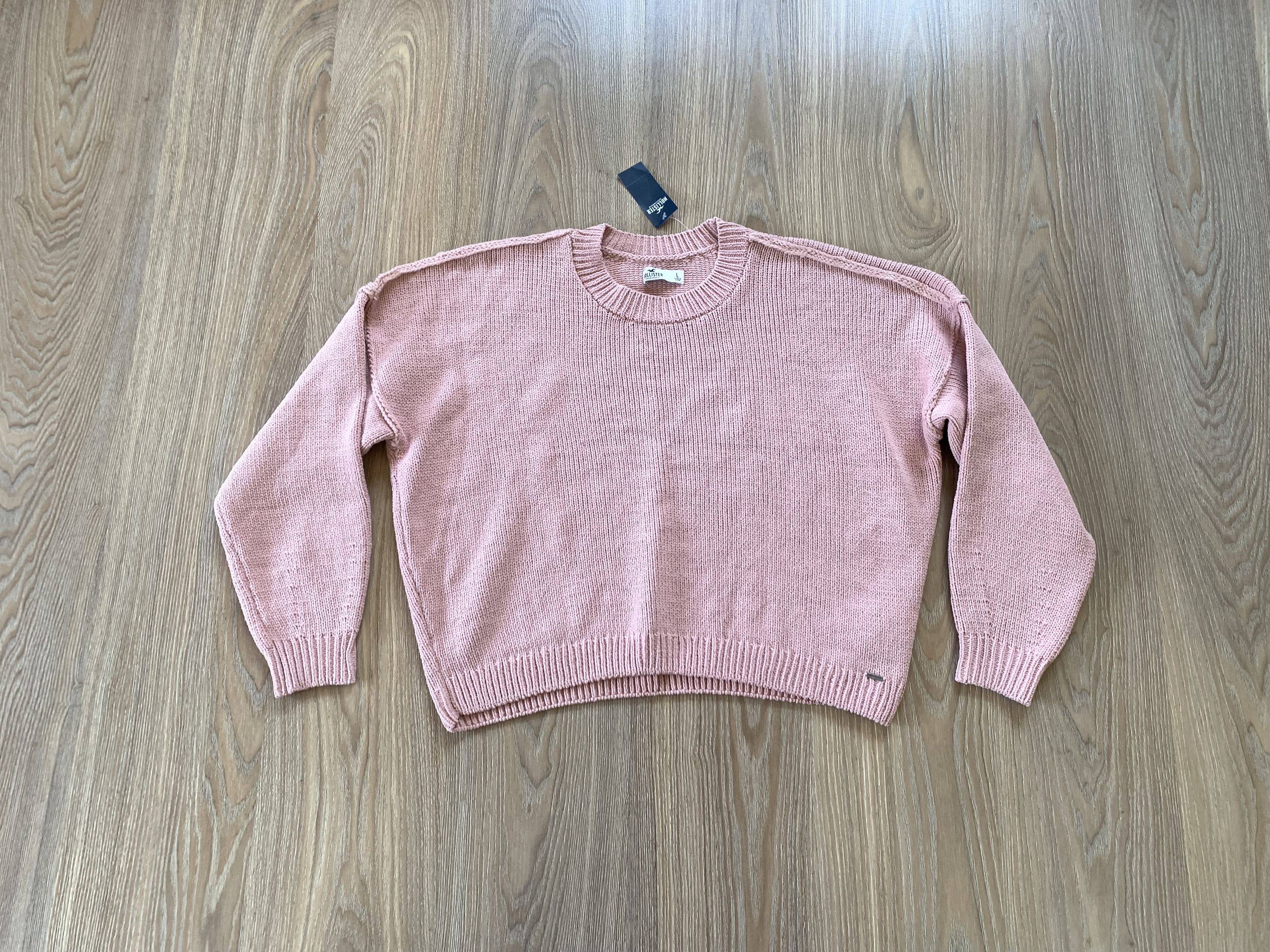 Hollister Holister Womens Pink Knit Sweater Size L / US 10 / IT 46 - 2 Thumbnail