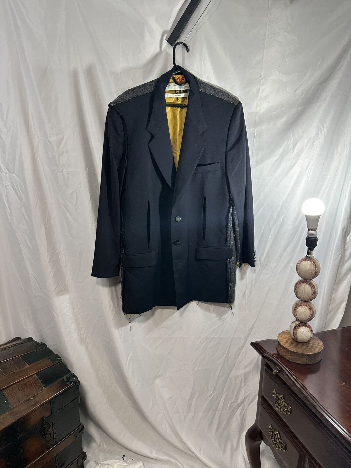 Off-White OFF WHITE HALF&HALF BLAZER Size 52R - 1 Thumbnail