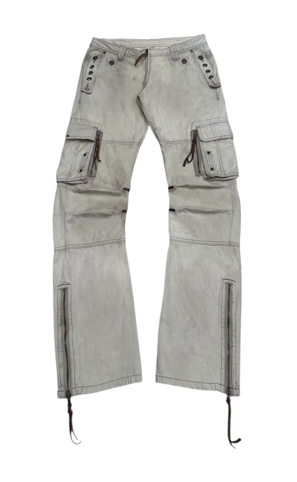 If Six Was Nine × PPFM Very Rare Design Vintage PPFM Tactical Parachute Pants 1990s Size US 33 - 1 Thumbnail