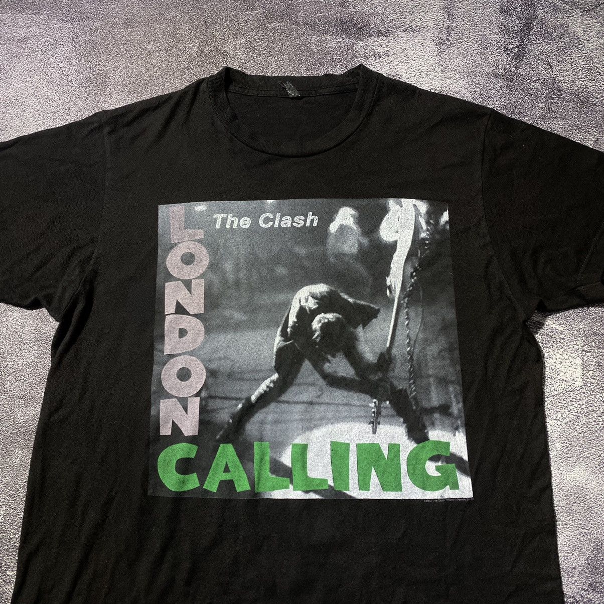 Band Tees × Vintage c2013 The Clash London Calling Tshirt Size US M / EU 48-50 / 2 - 2 Thumbnail