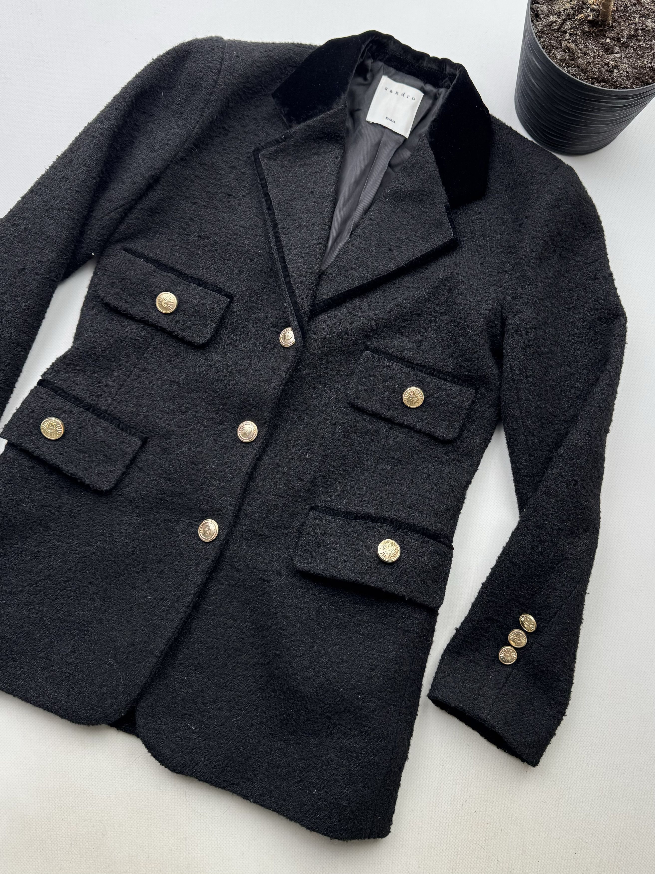 Sandro Sandro Coat (152) Size XS / US 0-2 / IT 36-38 - 3 Thumbnail
