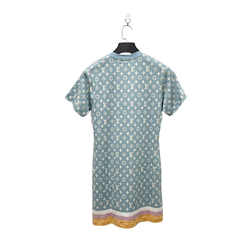 Louis Vuitton Louis Vuitton Blue full print print print dress Size XS / US 0-2 / IT 36-38 - 2 Thumbnail