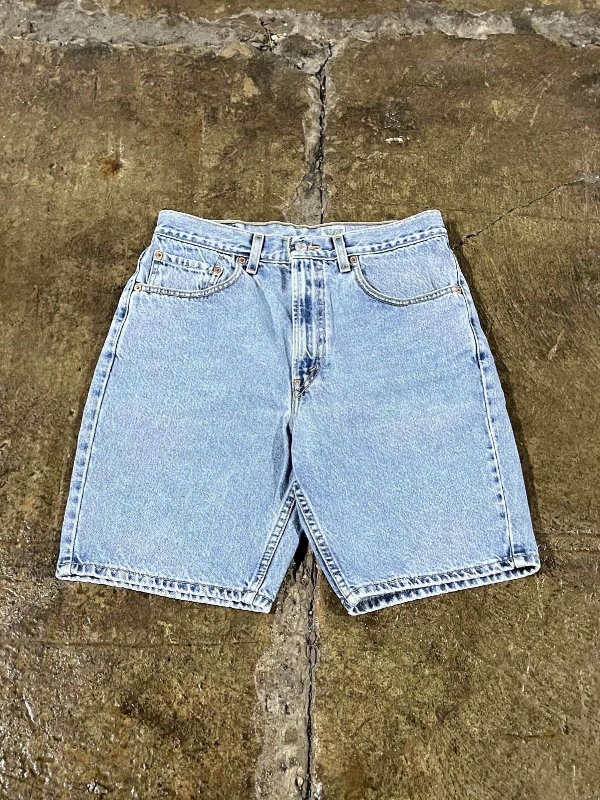 Levi's × Vintage Crazy Vintage Y2K Levi's 505 Jorts Essential Skater Shorts Size US 33 - 2 Thumbnail