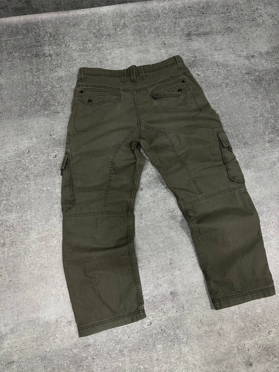 Japanese Brand × Vintage Vintage Japanese Cargo Gray Baggy Pants Size US 36 / EU 52 - 12 Thumbnail