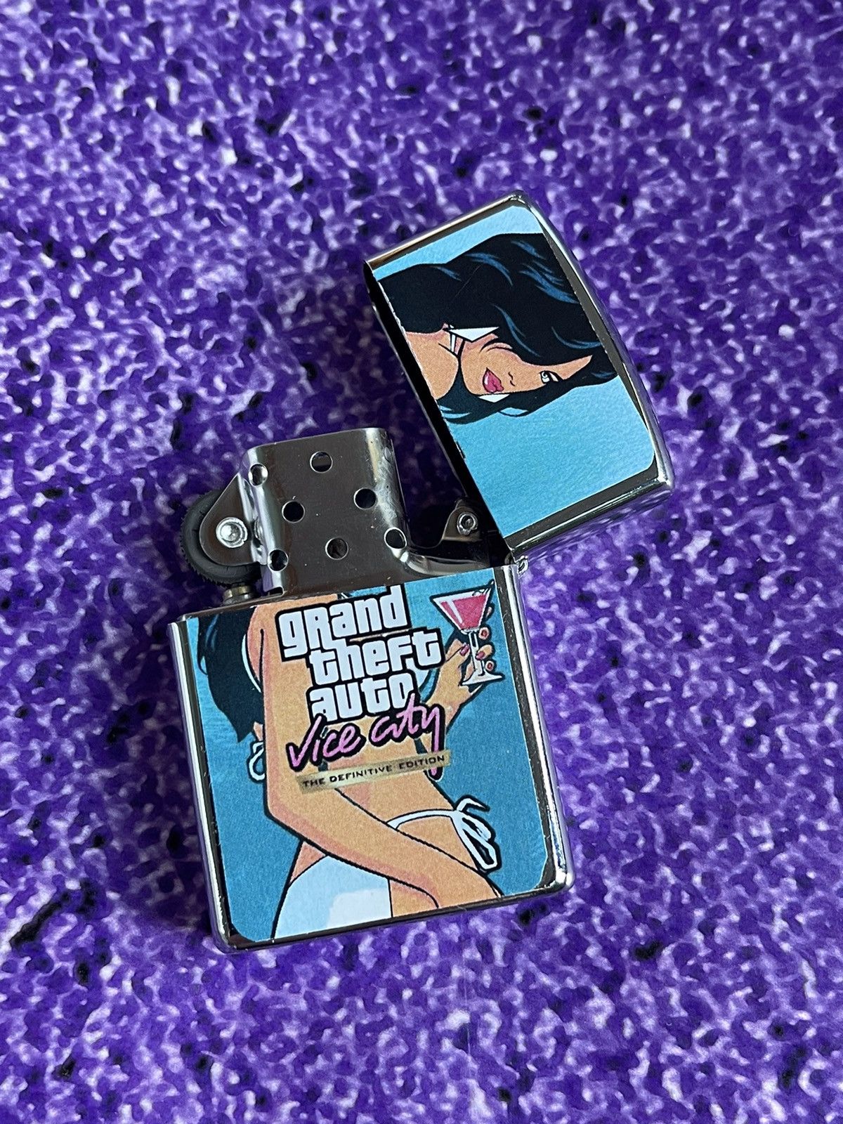 Vintage L WORK 2 lighters two side Girl GTA. BUNDLE DEAL 2 item Size ONE SIZE - 5 Thumbnail