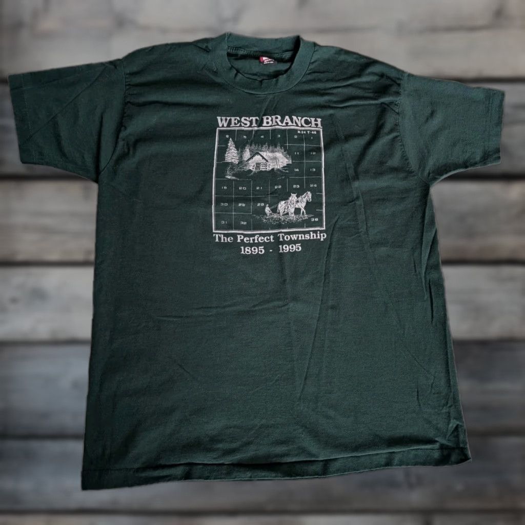 Vintage VINTAGE West Branch Michigan Perfect Township Centennial Tee Shirt USA Made 2XL EUC Size US XXL / EU 58 / 5 - 1 Thumbnail