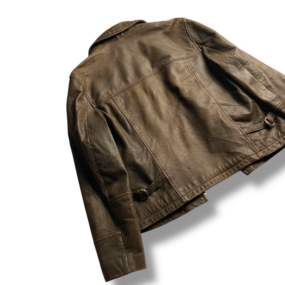 Hysteric Glamour 🇯🇵 NAKEQ QUEEN BUCKLE WAIST COWHIDE GENUINE LEATHER JACKET Size M / US 6-8 / IT 42-44 - 7 Thumbnail