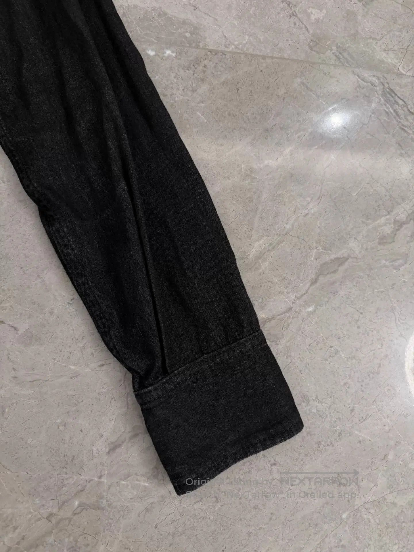 Saint Laurent Paris Black Long. Size US M / EU 48-50 / 2 - 4 Thumbnail