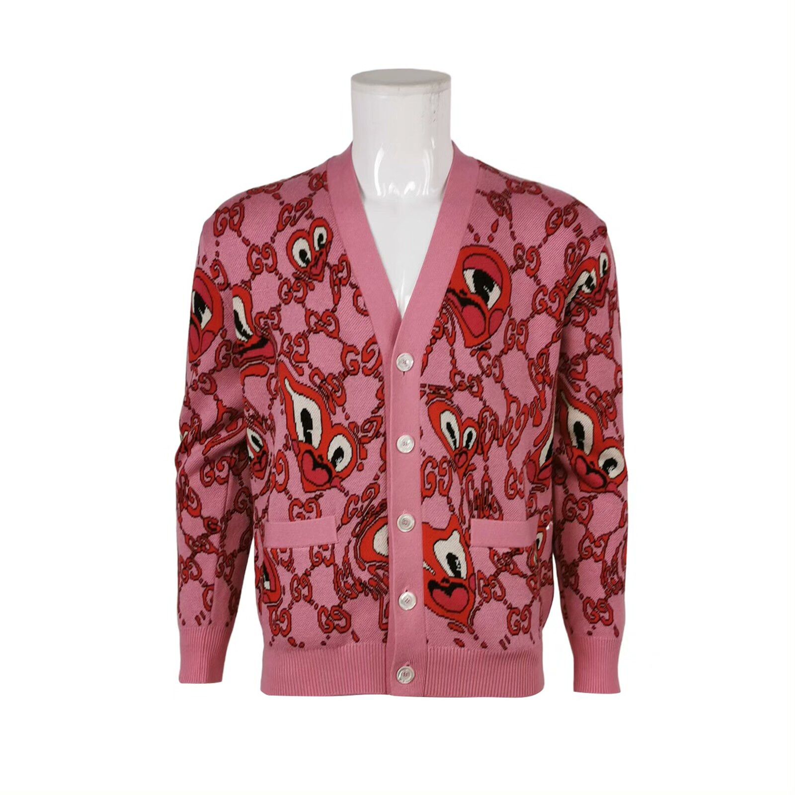 Gucci Cotton Wool Blend V-Neck Coat XXS