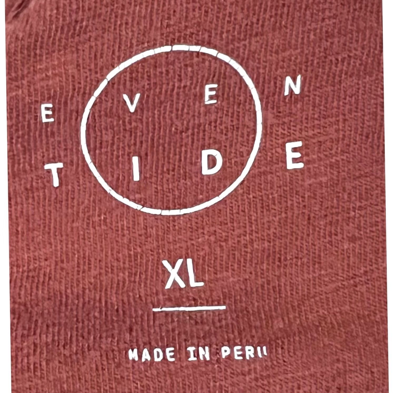 Vintage VINTAGE? Even Tide Men’s Polo Shirt Long Sleeve Burnt Red Maroon 100% Cotton XL Mens Shirt Size US XL / EU 56 / 4 - 4 Thumbnail