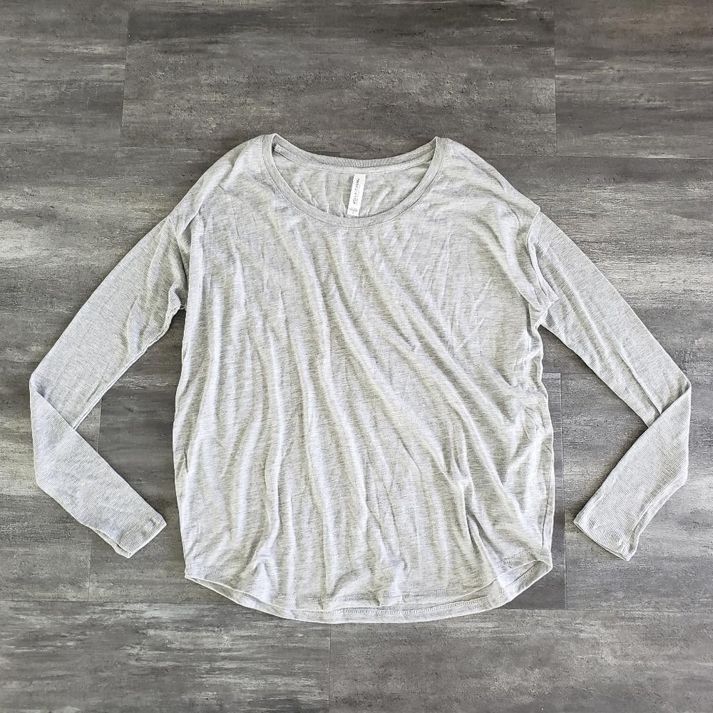 Designer Grey Heathered BC Long Sleeve Size S / US 4 / IT 40 - 1 Thumbnail