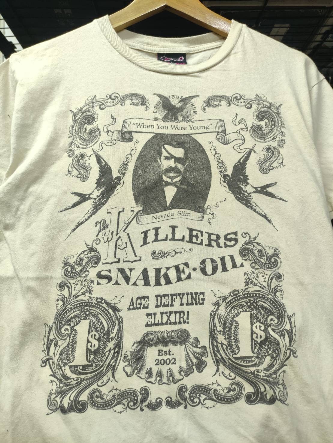 Band Tees Rare! Vtg 00's The Killers " When You Were Young " Single Size US M / EU 48-50 / 2 - 1 Thumbnail