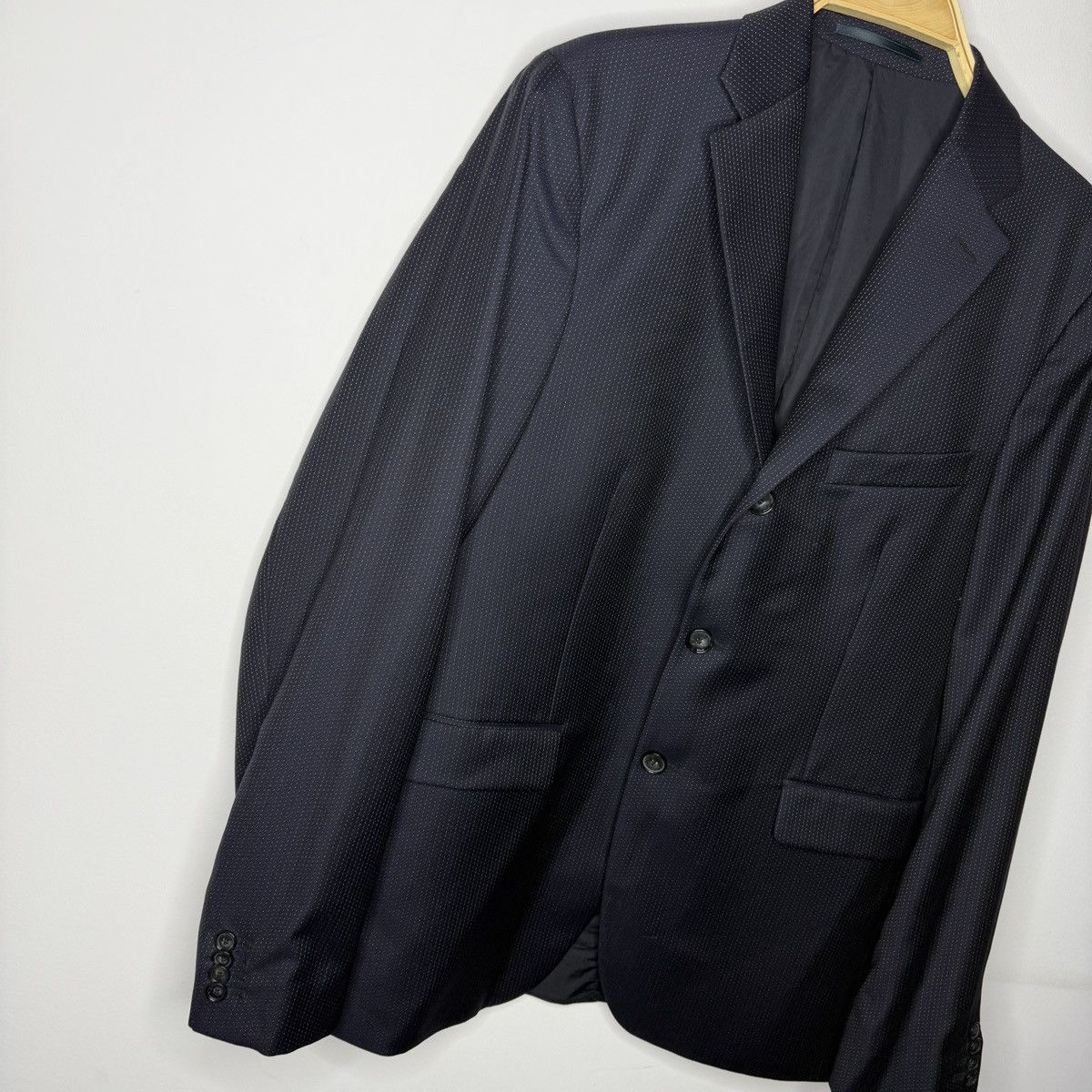 Acne Studios Acne Studios J Dot AW13 Suit Blazer + Pants Wool Navy Size 46R - 4 Thumbnail