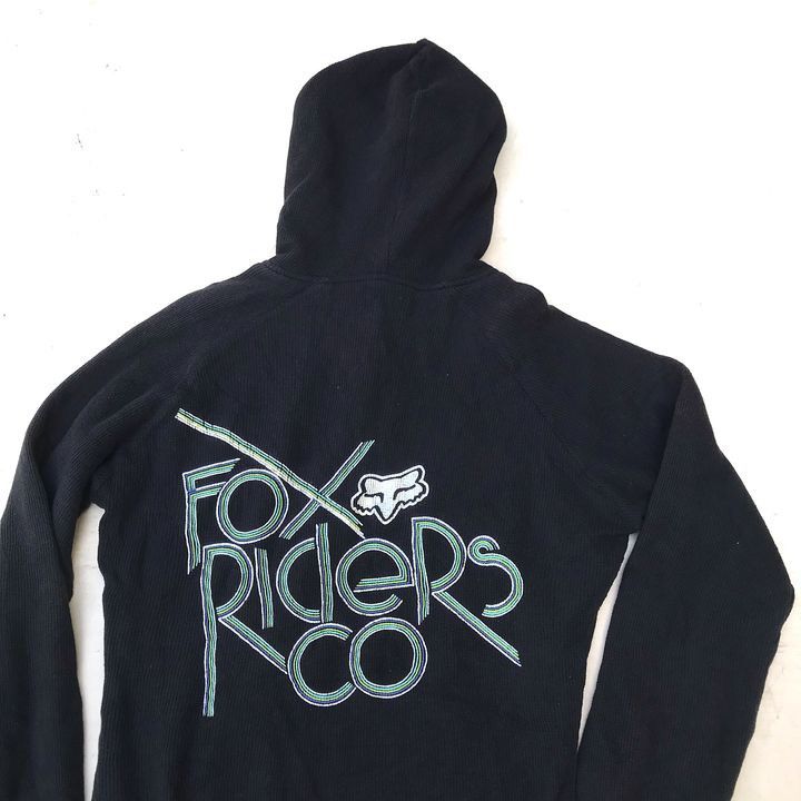 Fox Racing Fox Racing Black Zip Hoodie Jacket Reversible hoodie design Size US M / EU 48-50 / 2 - 5 Thumbnail