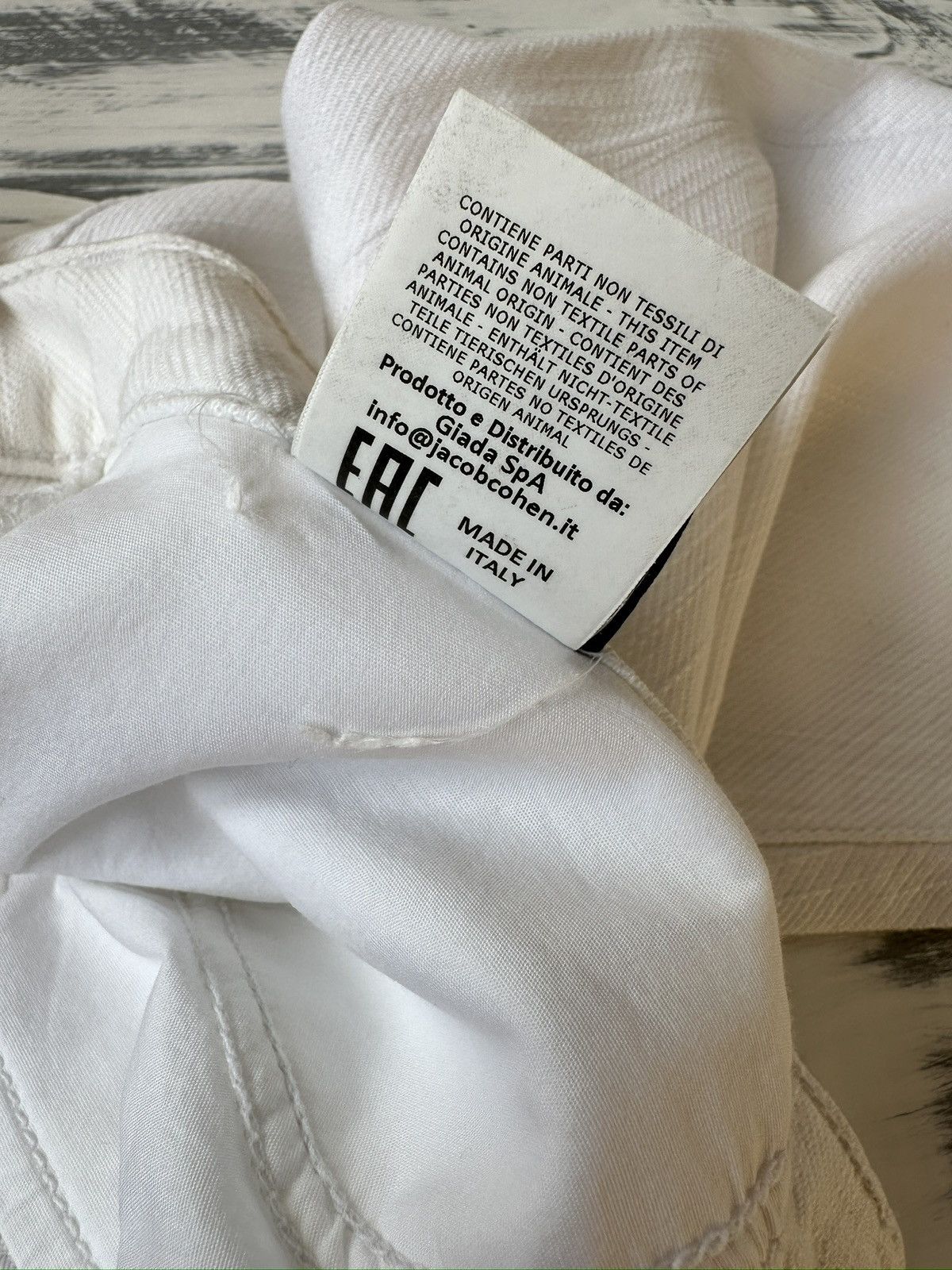Jacob Cohen JACOB COHEN Karen Luxury Hand Made Pants Cotton Lyocell Size 27" / US 4 / IT 40 - 15 Thumbnail
