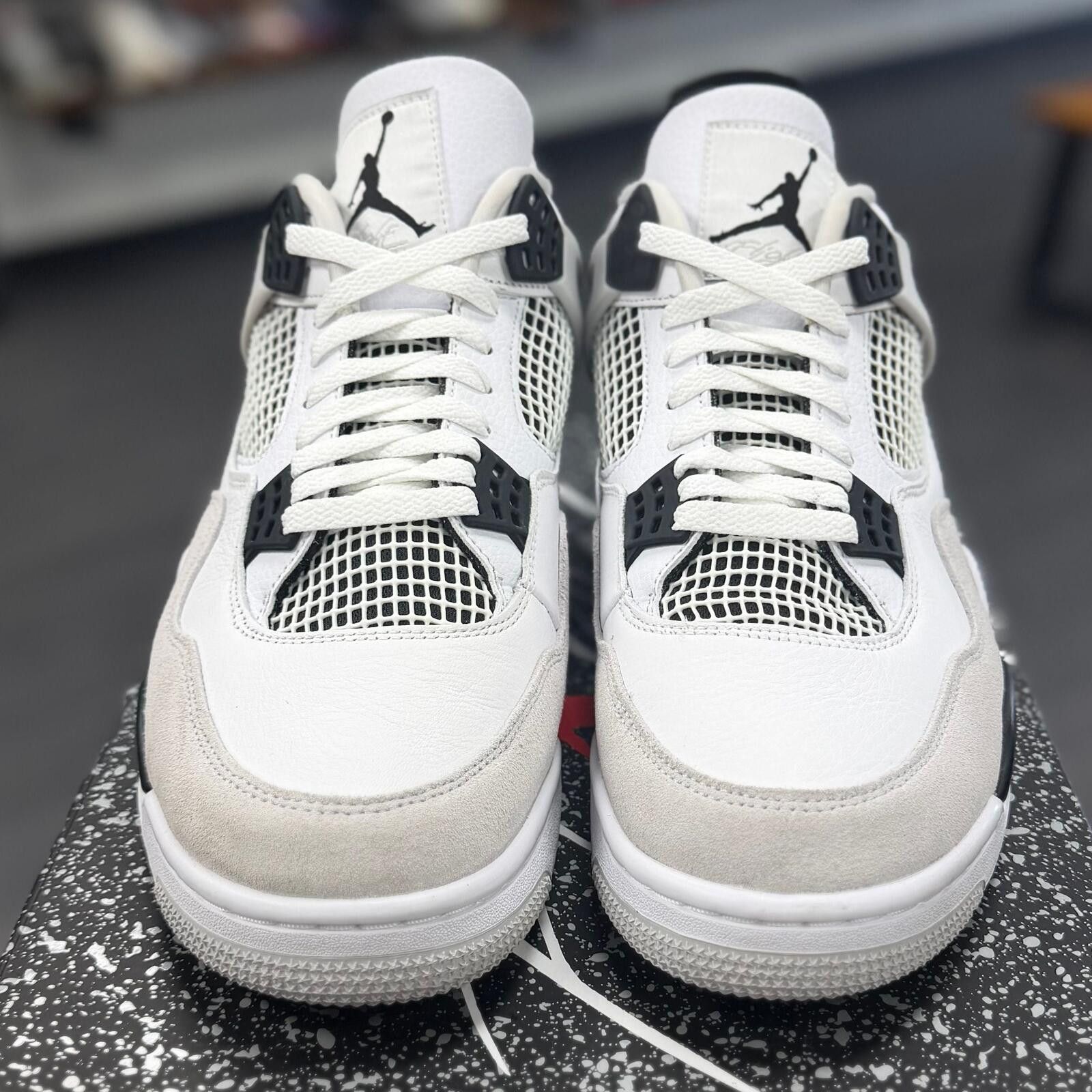 Jordan Brand Jordan 4 Retro Military Black - Preowned Size US 12 / IT 42 - 2 Thumbnail