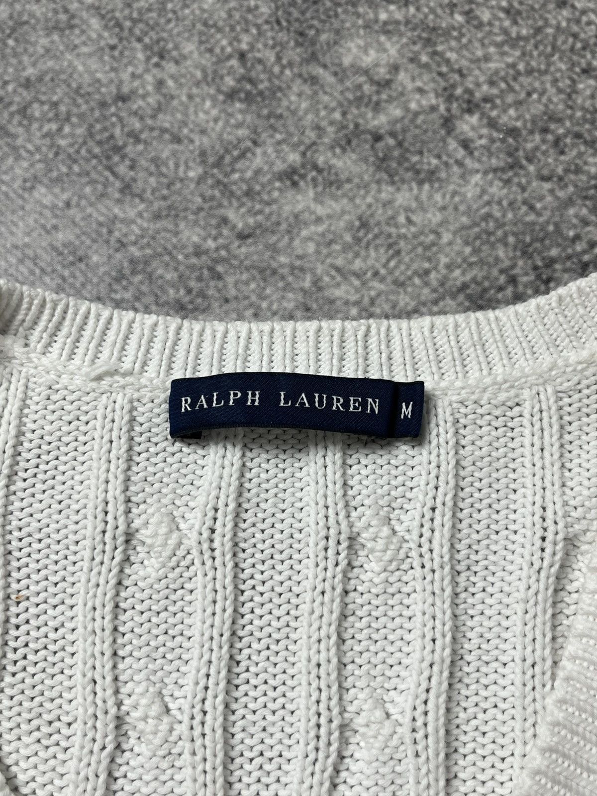Polo Ralph Lauren 🔥90’s Ralph Lauren Polo Oldmoney Cable Knit Sweater Size M / US 6-8 / IT 42-44 - 7 Thumbnail