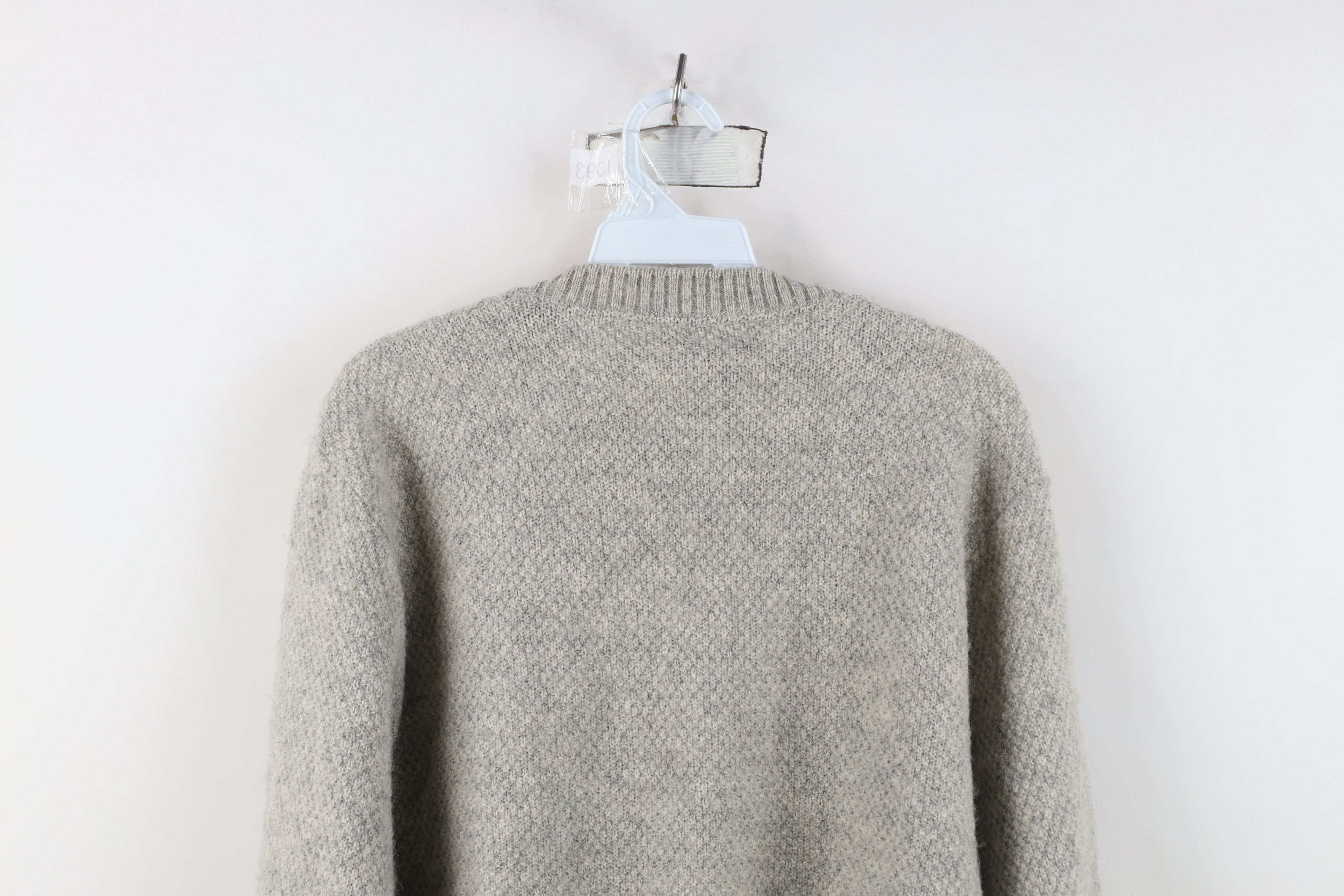 Vintage Vintage 70s Streetwear Wool Blend Cable Knit Sweater USA Size M / US 6-8 / IT 42-44 - 10 Thumbnail
