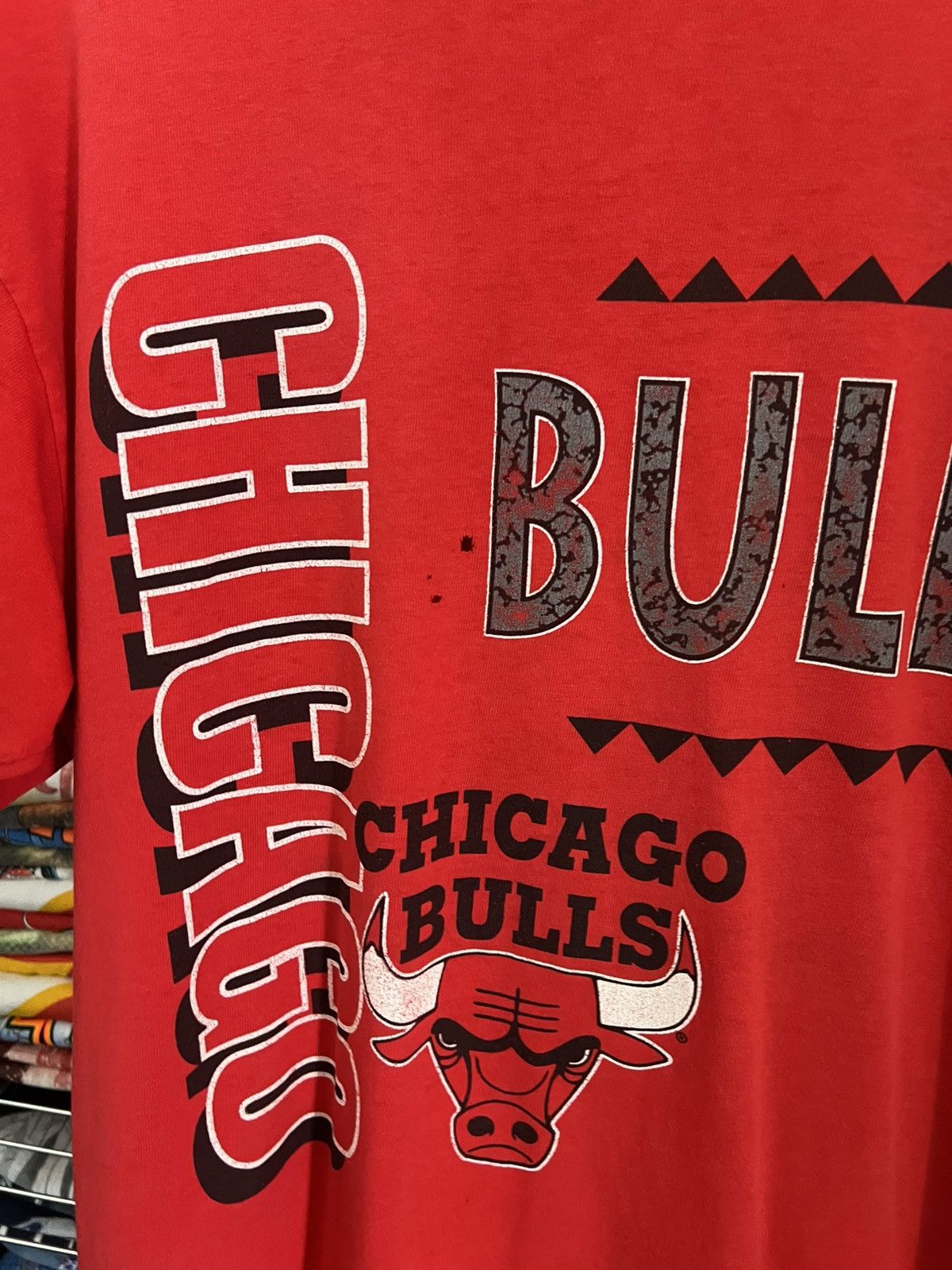 NBA 80s Chicago Bulls Tee Single Stitch Size US L / EU 52-54 / 3 - 3 Thumbnail