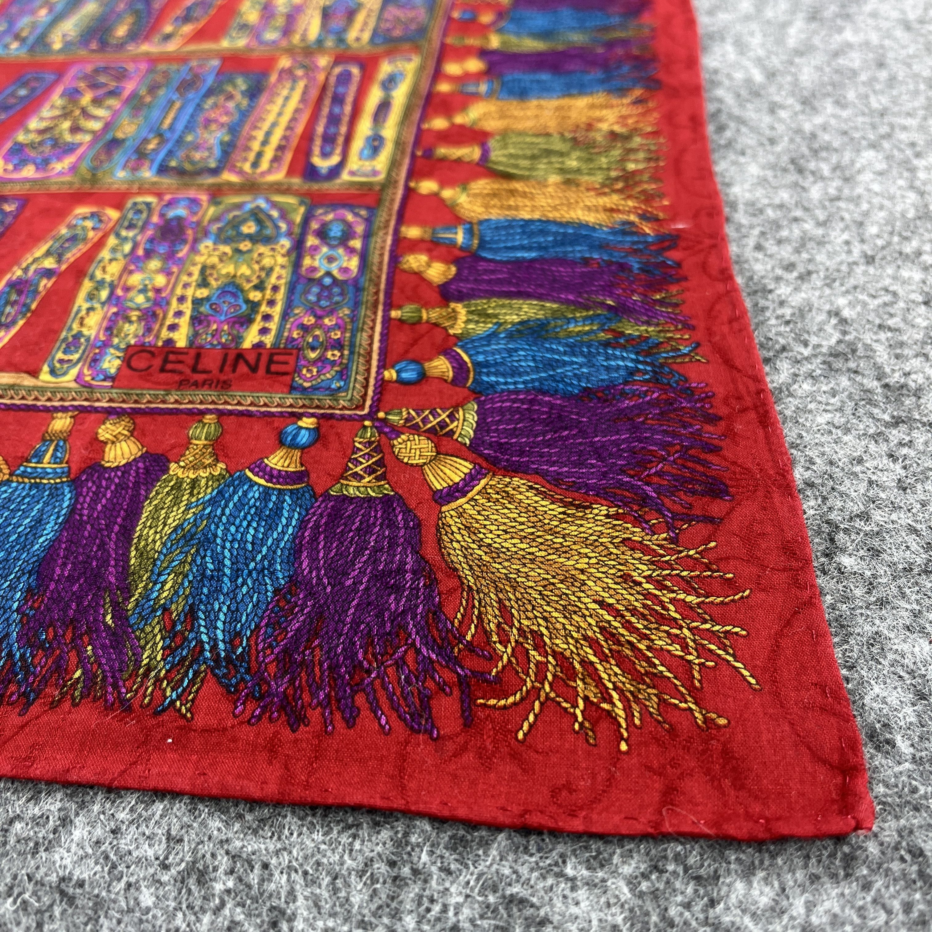 Vintage Celine Handkerchief / Bandana / Neckerchief B115 Size ONE SIZE - 6 Thumbnail