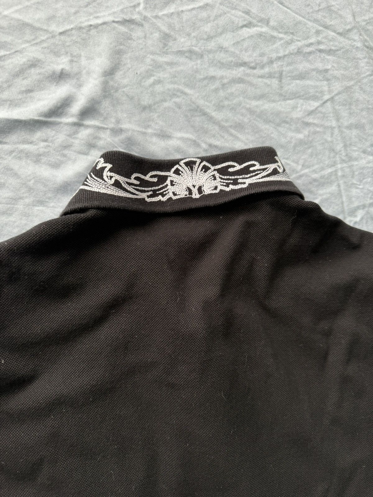 Versace VERSACE COUTURE Polo Shirt Mens Small Black Slim Fit Size US S / EU 44-46 / 1 - 6 Thumbnail