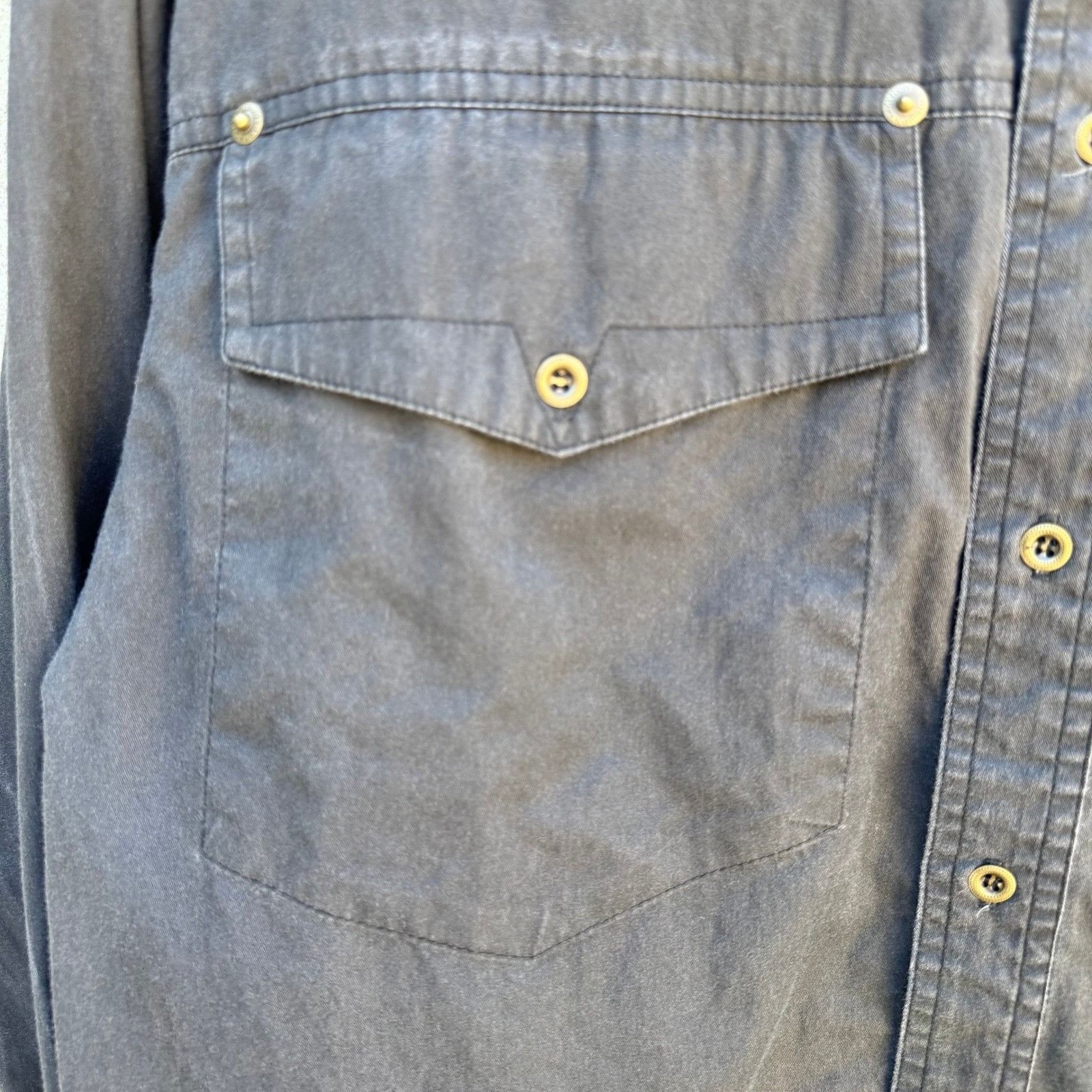 Georges Marciano Georges Marciano Vintage Mens M Charcoal Long Sleeve Button Size US M / EU 48-50 / 2 - 10 Thumbnail