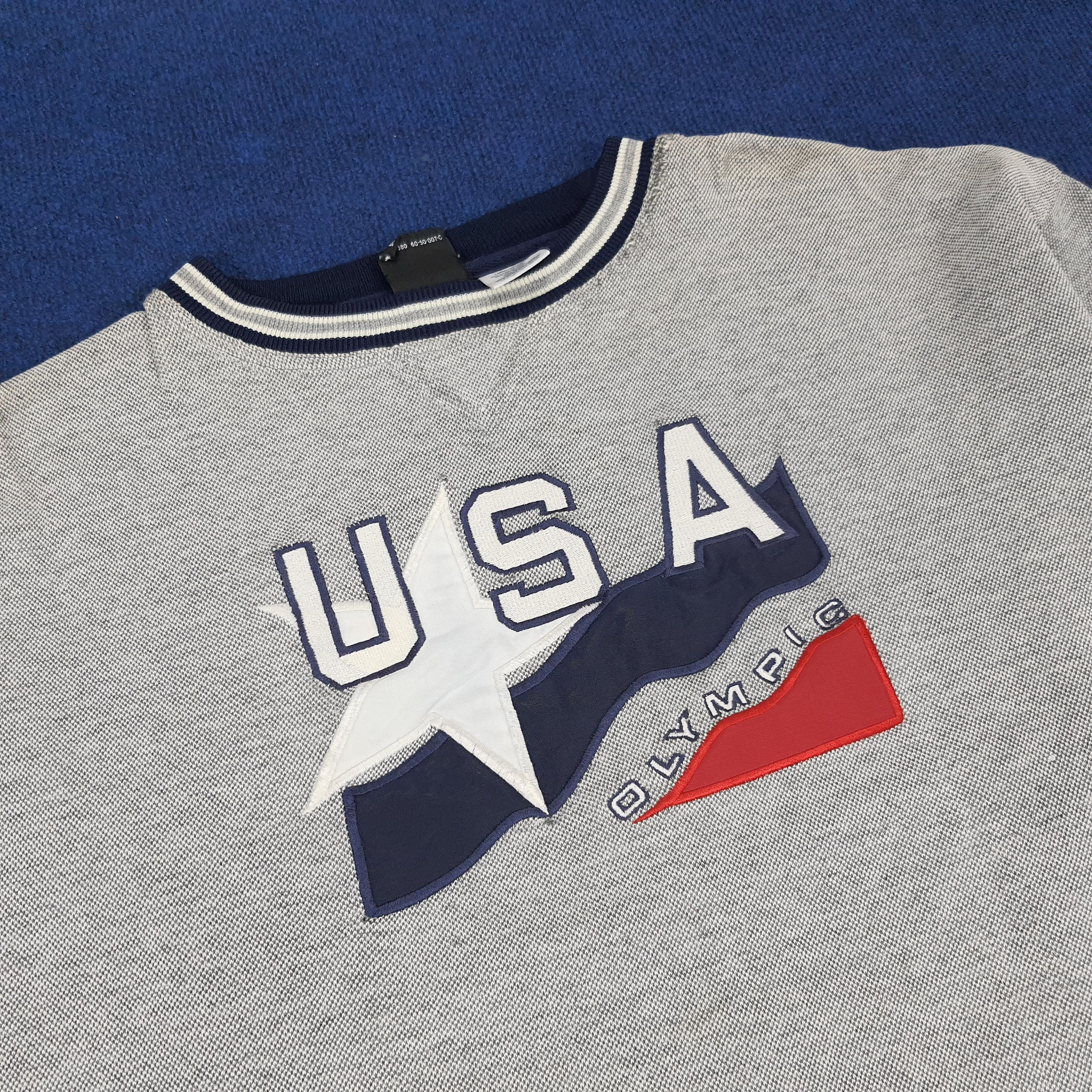 USA Olympics × Vintage Vintage USA Olympic Sportswear Sweatshirt Size US L / EU 52-54 / 3 - 2 Thumbnail