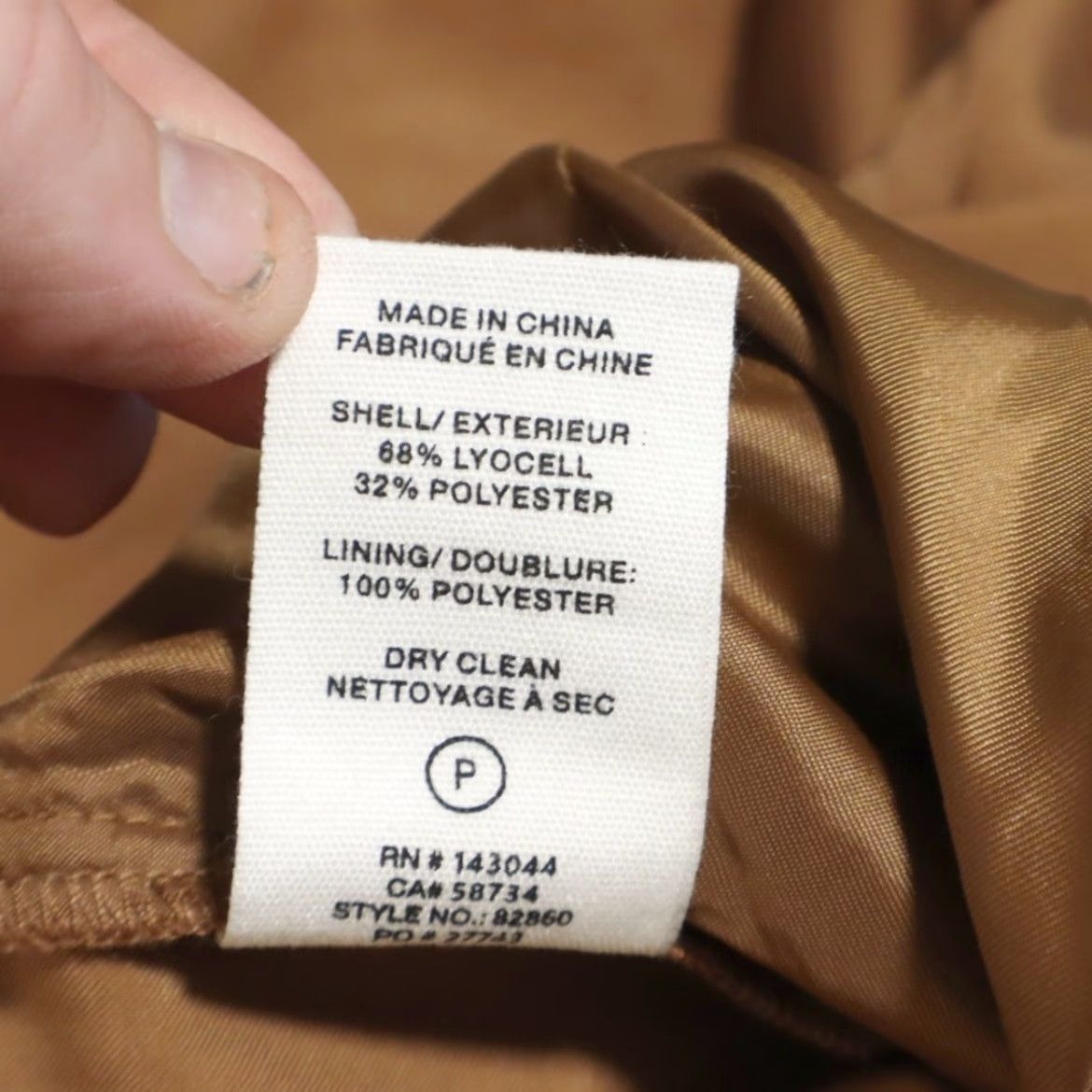 AVEC LES FILLES Avec Les Filles Belted Cuffed Tencel Microfiber Chino Amber Women's 10 Pants Size 32" / US 10 / IT 46 - 8 Thumbnail