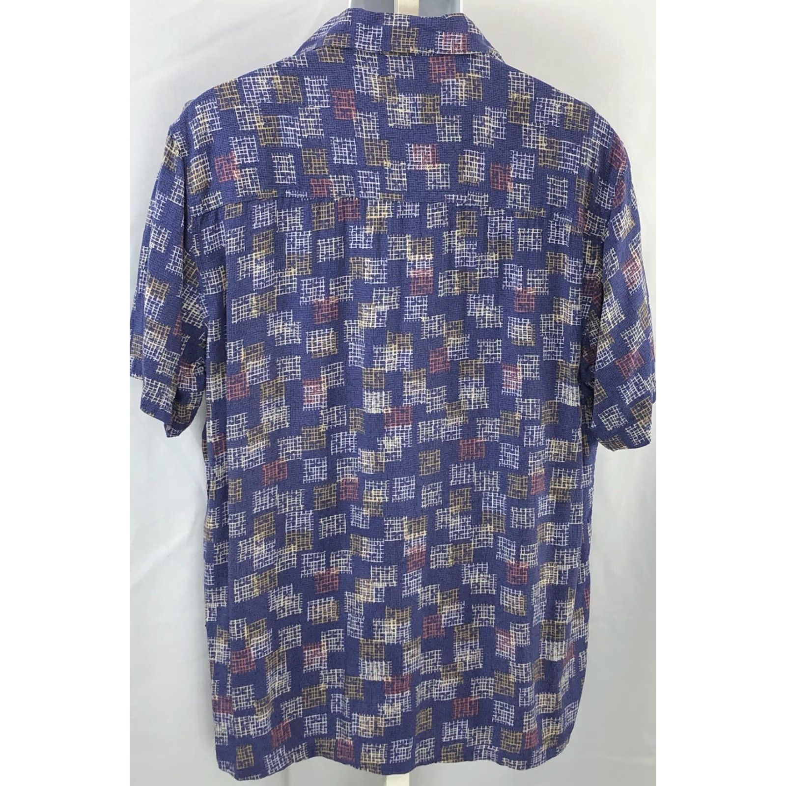 Etro Steve Harvey Button-Up Shirt L Purple Geometric Short Sleeve Casual Retro Hip Hop Vintage No Size US L / EU 52-54 / 3 - 3 Thumbnail
