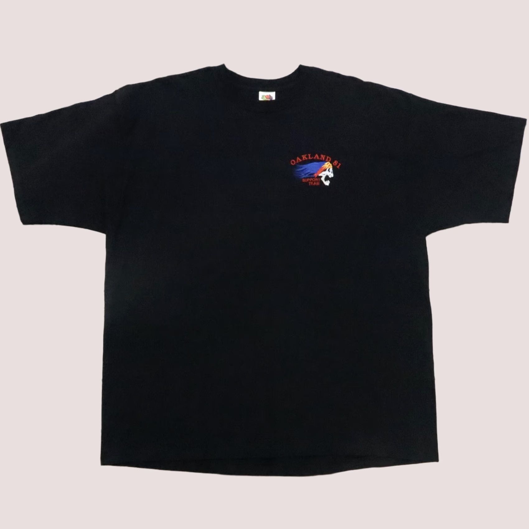 Fruit Of The Loom VINTAGE Hells Angel Support 81 Oakland MC Tshirt Shirt 2XL Black Mens XL Motorcycle Club Size US XL / EU 56 / 4 - 1 Thumbnail