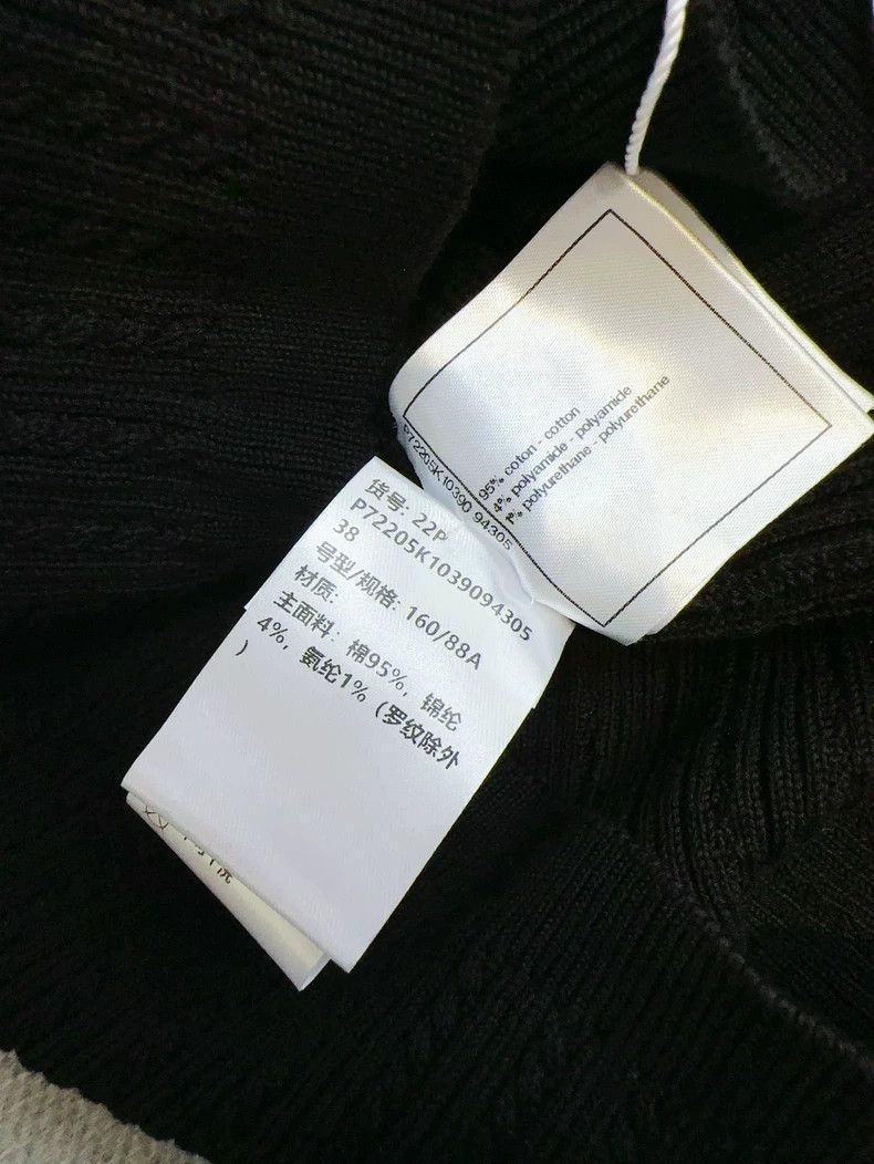 Chanel Chanel 22P black lion buckle knitted suspender Size XS / US 0-2 / IT 36-38 - 9 Thumbnail