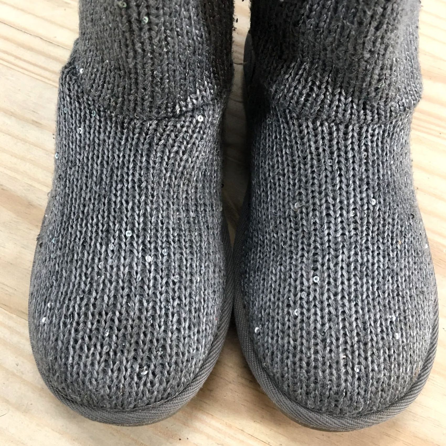 Vintage Arizona Boots Womens 9 Mid Calf Winter Snow Boot Grey Fabric Round Toe Flats Shoes Size US 9 / IT 39 - 6 Thumbnail