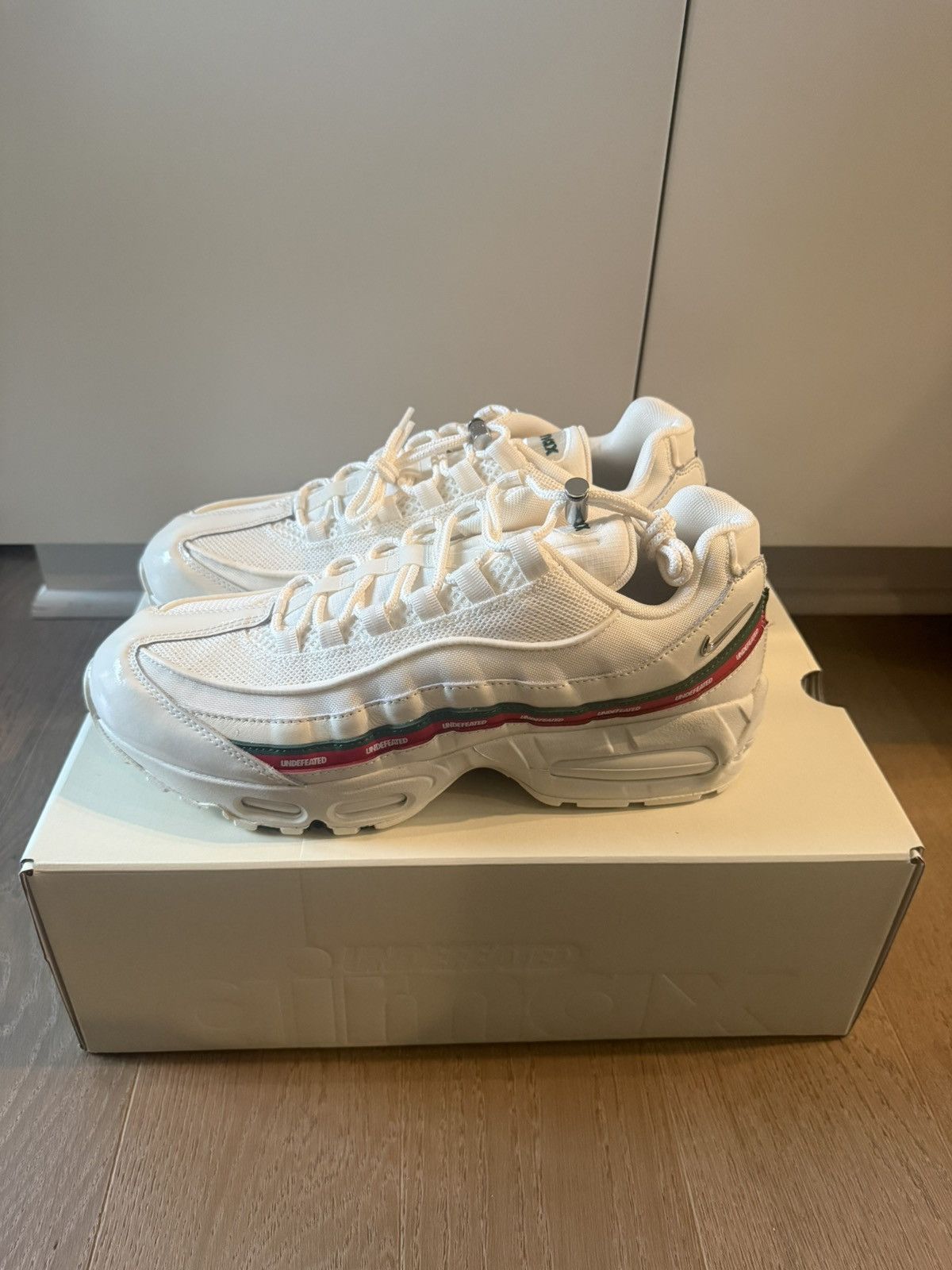 Nike × Undefeated ✅ Nike Air Max 95 SP x Undefeated White Sail US Size 11.5 DS Size US 11.5 / EU 44-45 - 3 Thumbnail
