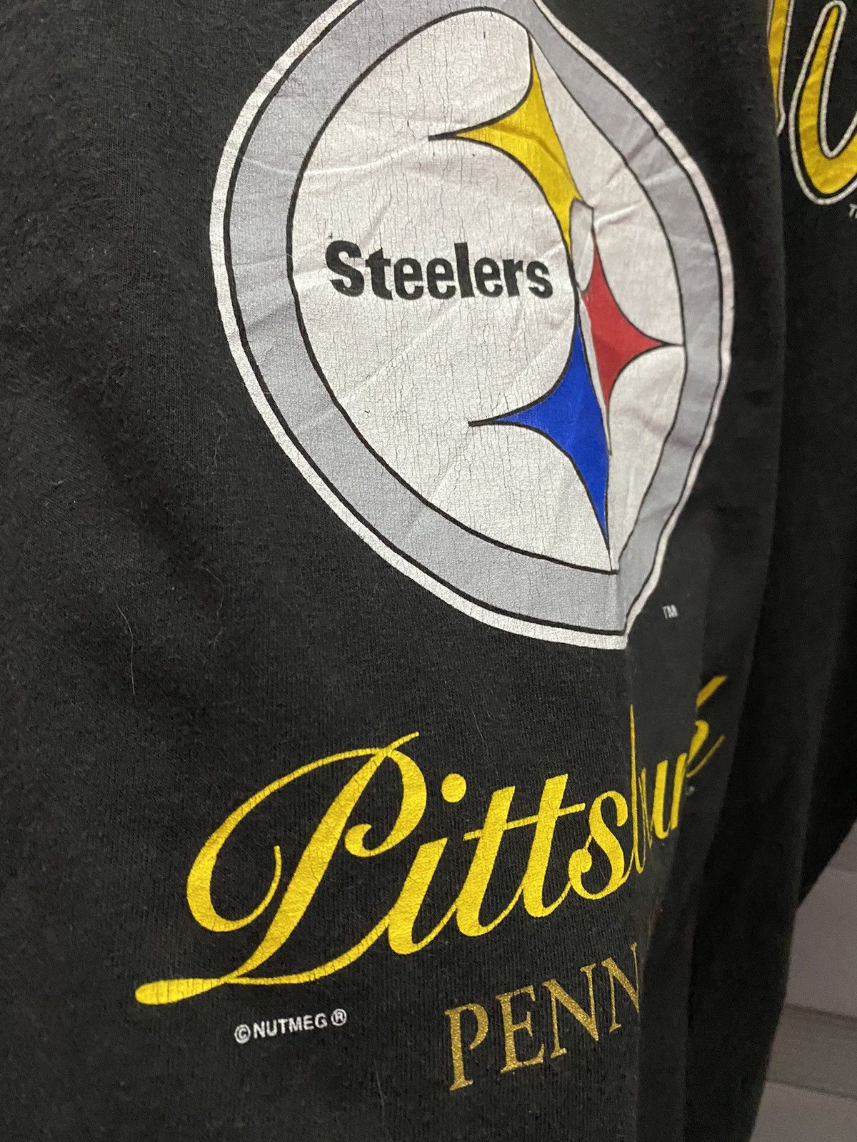 NFL Vintage 1996 NFL Pittburgh Steelers Pennsylvania Football Size US L / EU 52-54 / 3 - 5 Thumbnail