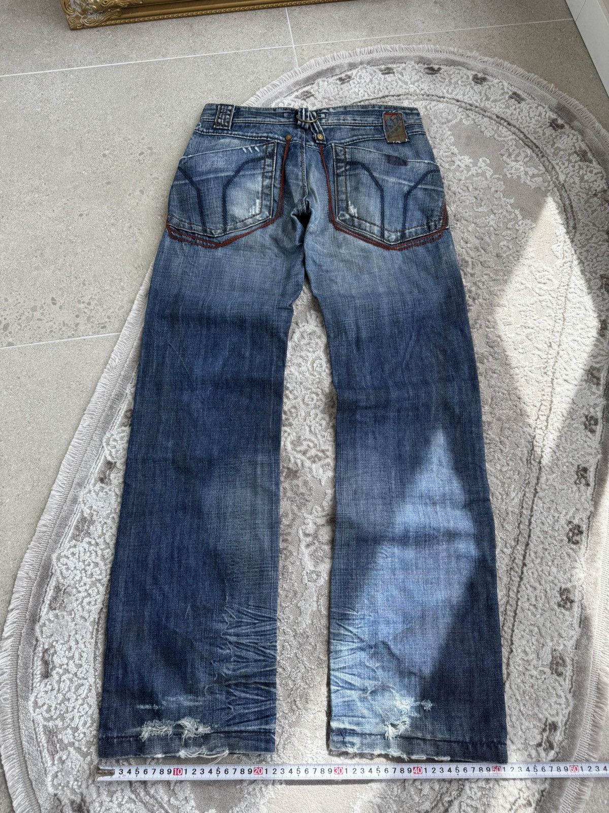 Miss Sixty Archive Miss Sixty Distressed Denim – Y2K Utility Style Size 29" - 1 Thumbnail