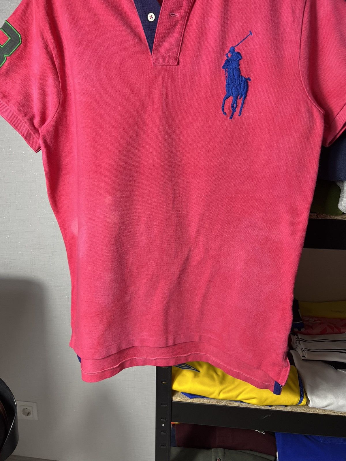 Polo Ralph Lauren Ralph Lauren Pink Polo Shirt M – Distressed / Faded Look Size US M / EU 48-50 / 2 - 4 Thumbnail