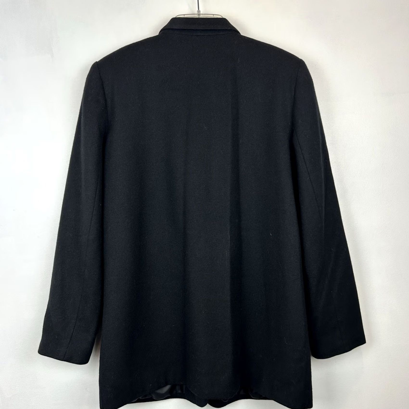 Vintage VINTAGE Sag Harbor Blazer Womens 10 Wool Black Oversized Quiet Luxury Old Money Jacket Size L / US 10 / IT 46 - 2 Thumbnail