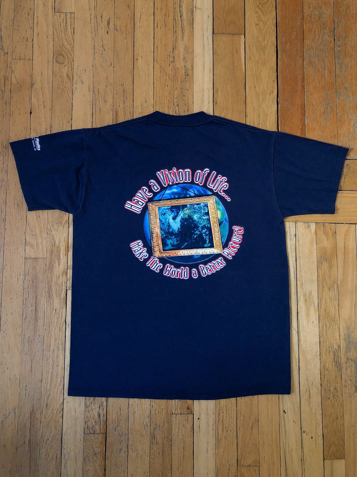Jerzees × Vintage 2000 Earth Day T-Shirt Size US M / EU 48-50 / 2 - 2 Thumbnail