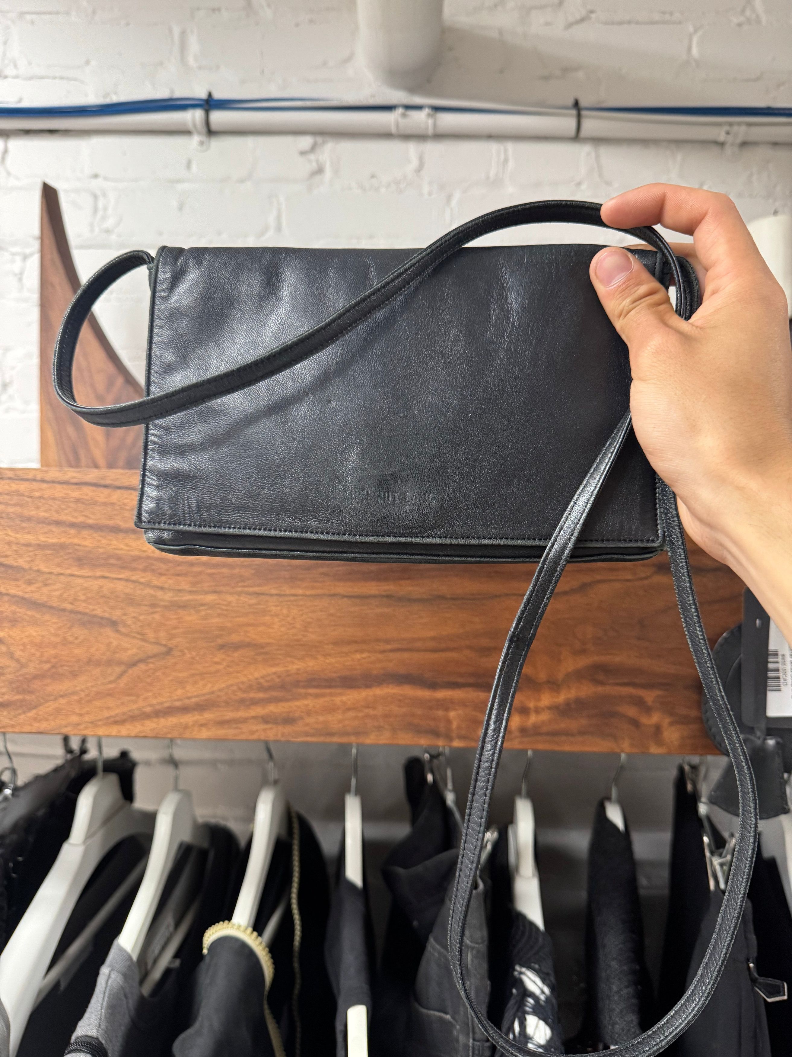 Helmut Lang Vintage OG Helmut Lang Lambskin Leather Shoulder Bag Size ONE SIZE - 1 Thumbnail