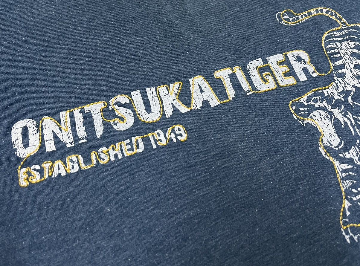 Japanese Brand ONITSUKA TIGER Long Sleeve Shirt x Rare Design Size US M / EU 48-50 / 2 - 5 Thumbnail