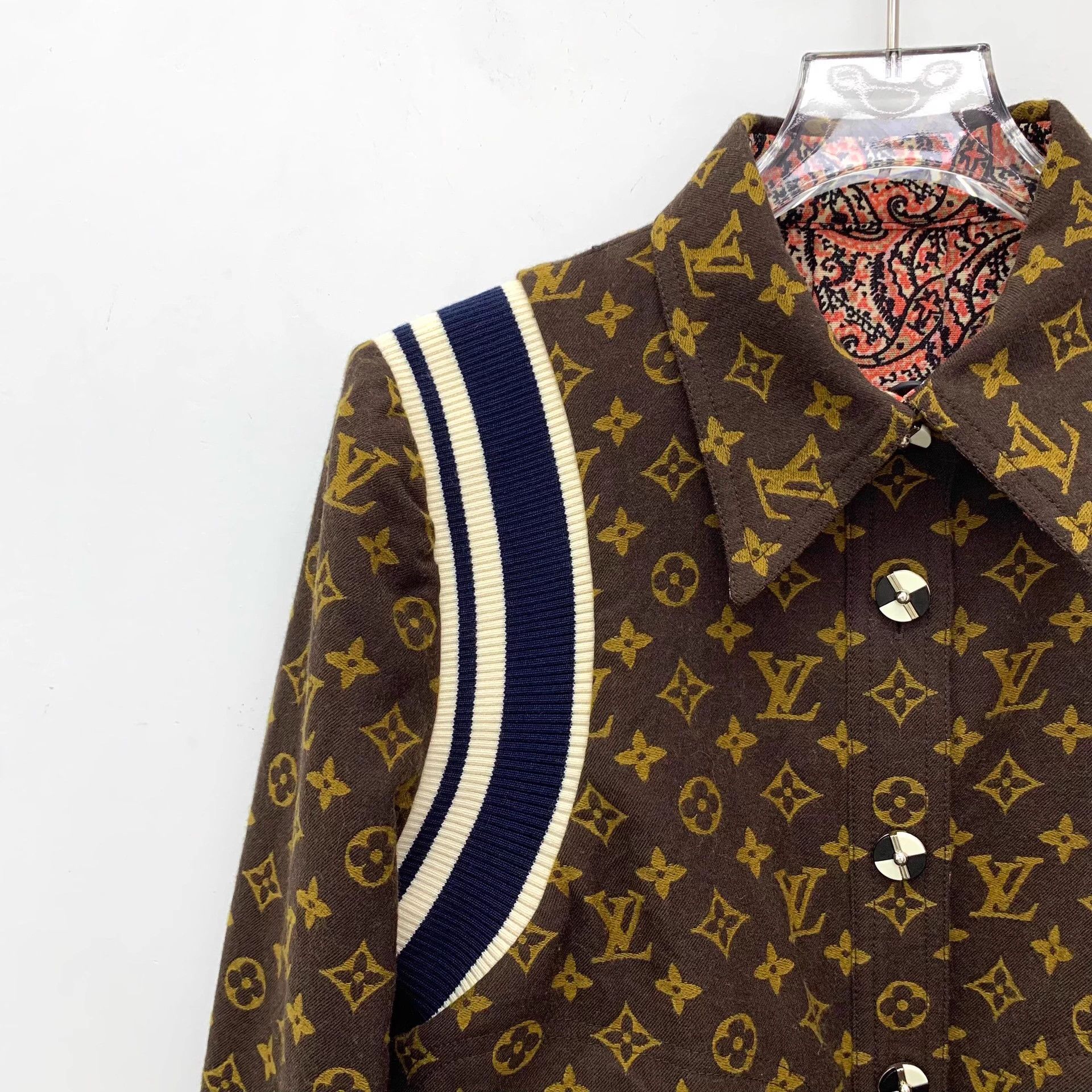 Louis Vuitton Louis Vuitton color-blocked long-sleeved reversible jacket, Size XS / US 0-2 / IT 36-38 - 5 Thumbnail