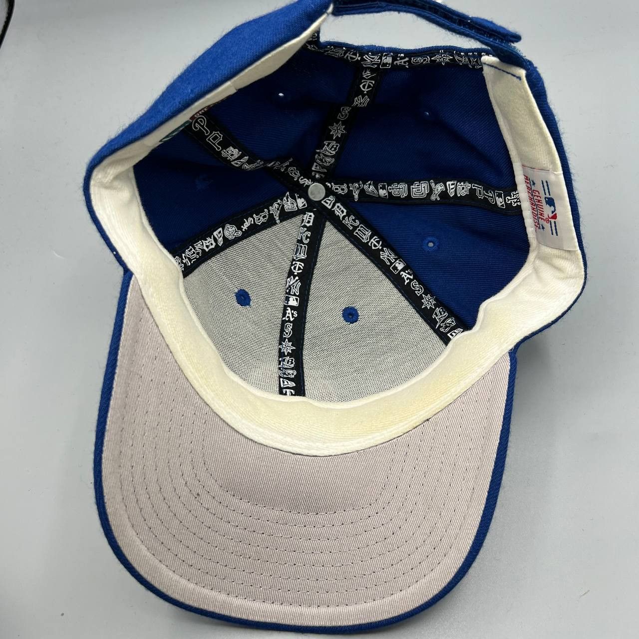 MLB Chicago Cubs Hat Men Blue MLB Strap Back Cap Adjustable Size ONE SIZE - 6 Thumbnail
