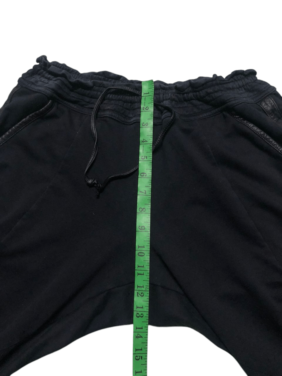 KMRii KMRII 3/4 Joggers Pant Leather Part Rare Design Size US 31 - 21 Thumbnail