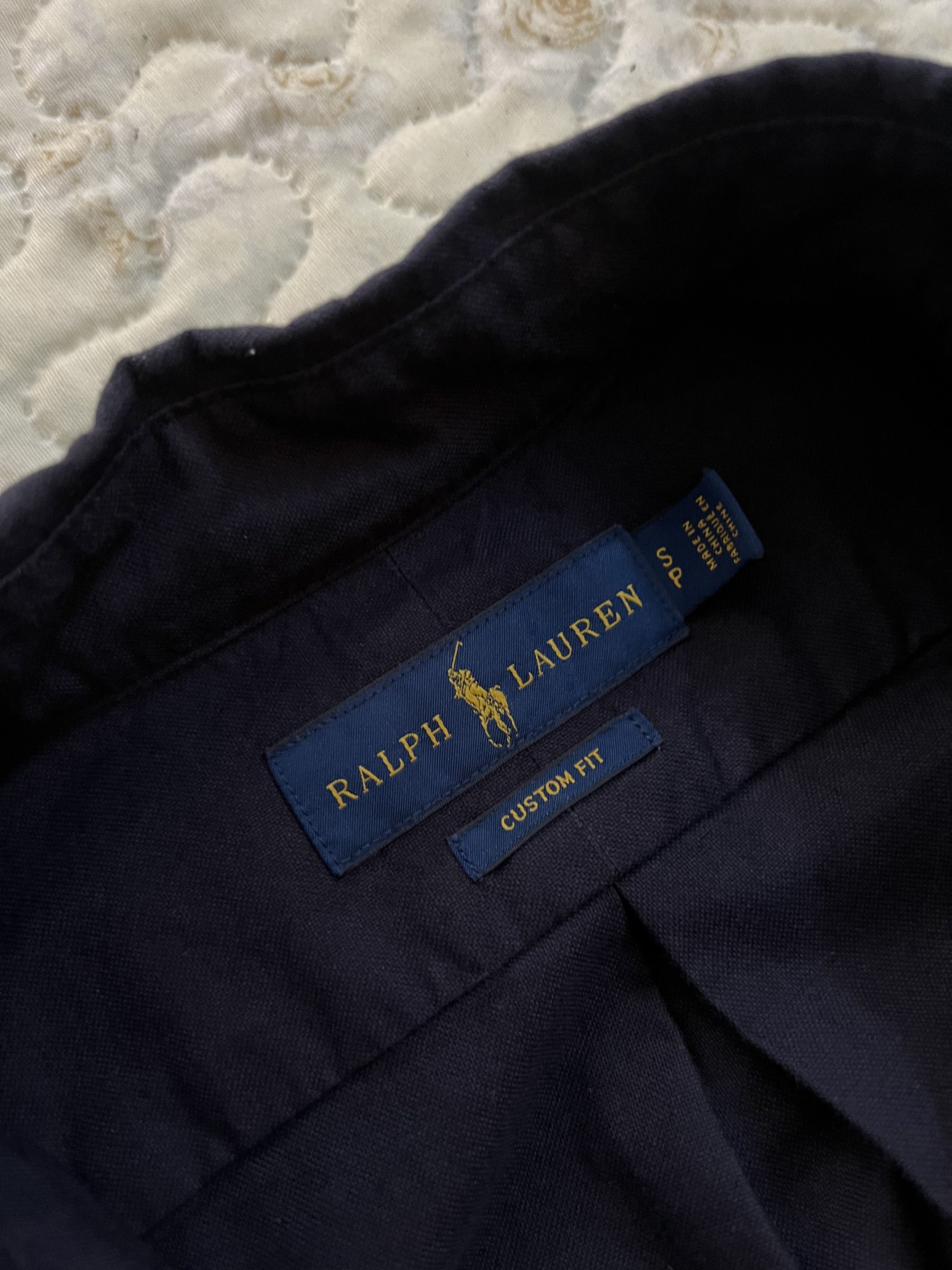 Polo Ralph Lauren Polo Ralph Lauren shirt custom fit navy red Oxford stretch Size US S / EU 44-46 / 1 - 8 Thumbnail