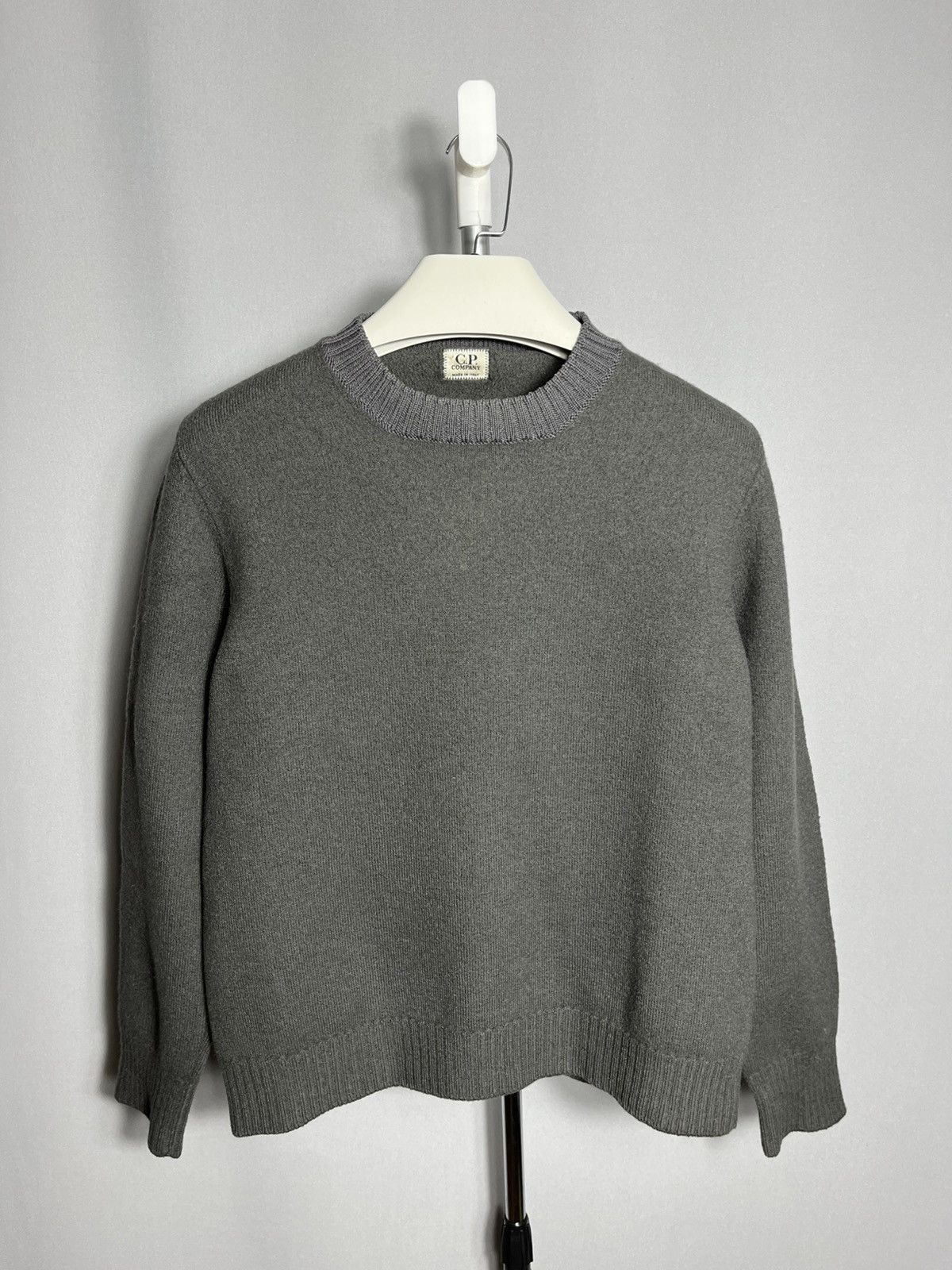 C.P. Company CP Company knit sweater wool mens grey vintage 90s italy Size US M / EU 48-50 / 2 - 1 Thumbnail