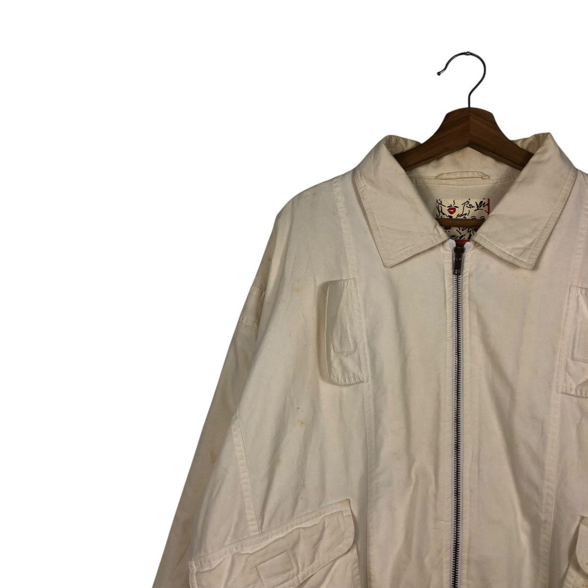 Japanese Brand 🔥VINTAGE BOMBER JACKET BONDAGE PARACHUTE HALF ISSEY MIYAKE Size US M / EU 48-50 / 2 - 9 Thumbnail