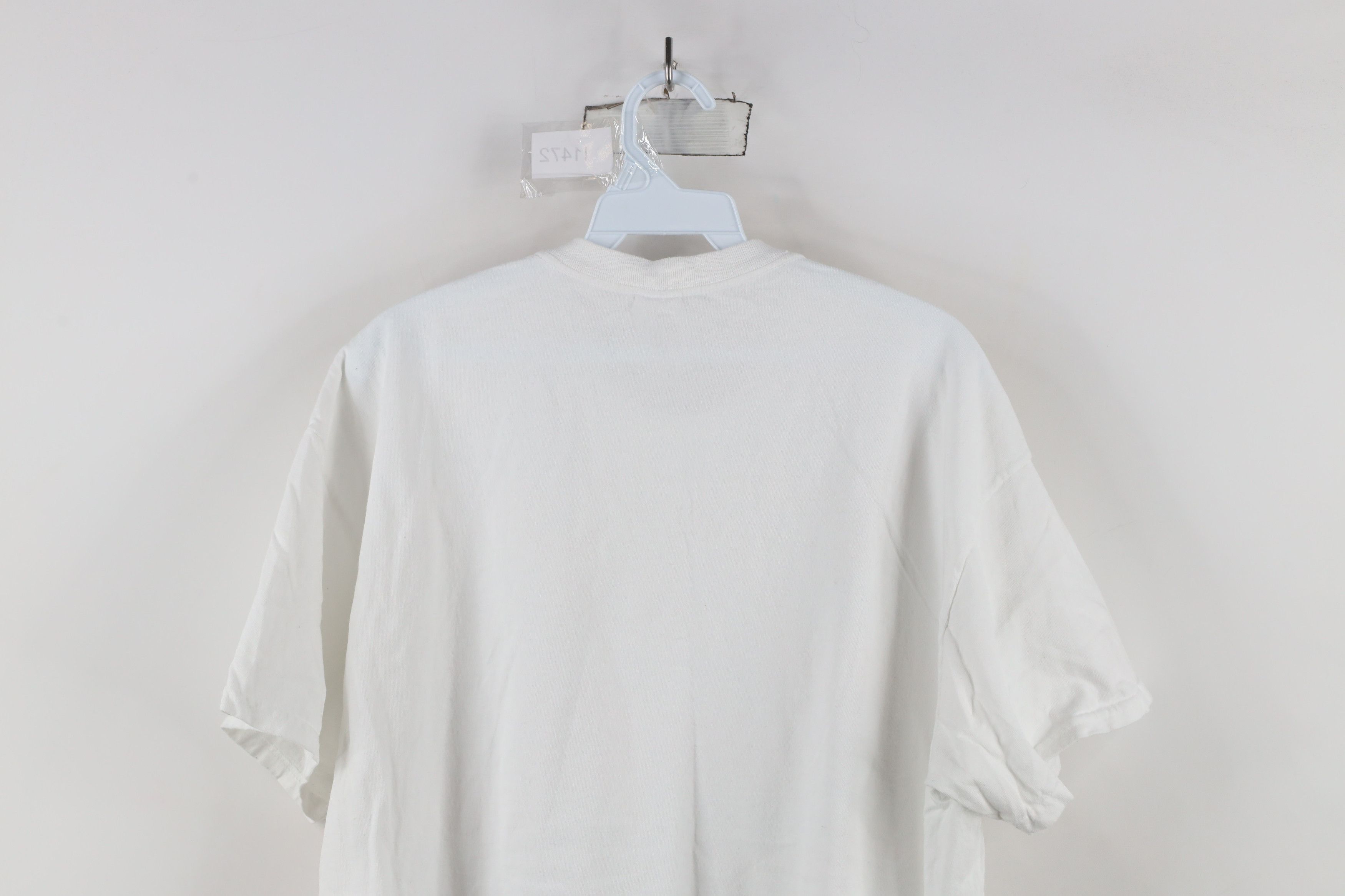 Vintage Vintage Y2K Streetwear Heavyweight Cotton T-Shirt White Size US XL / EU 56 / 4 - 8 Thumbnail