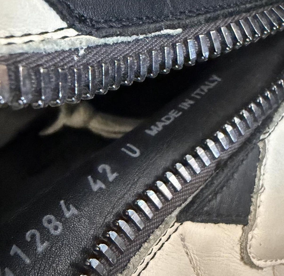 Rick Owens Rick Owens “ss16” Milk n Black Geo baskets Size US 9 / EU 42 - 6 Thumbnail